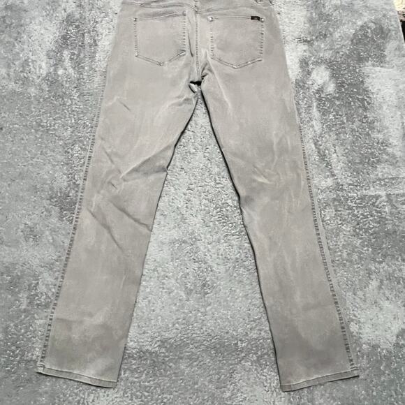 Faherty Jeans Mens 34 (36x32) Gray Organic Straight Leg Pants - Picture 4 of 13